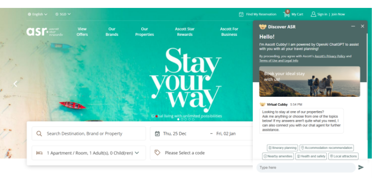 Ascott powers up loyalty programme, Ascott Star Rewards, with enhanced member features to treble membership by 2028