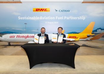 DHL Express and Cathay Group sign new sustainable aviation fuel (SAF) deal to drive production and uptake in Asia
